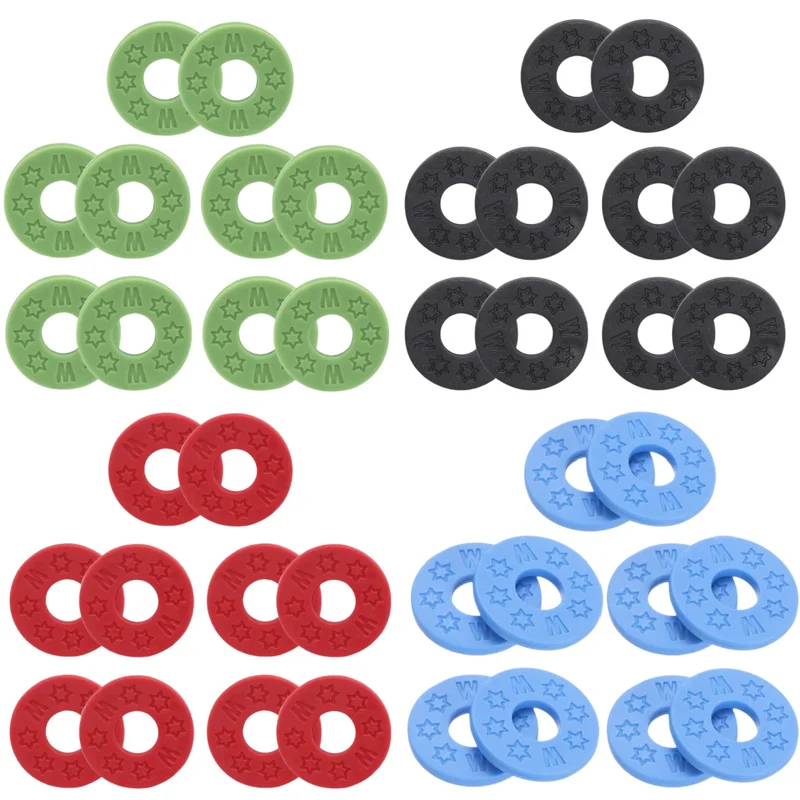 Guitar Strap Padded - 10 pcs Guitar Strap Block Rubber