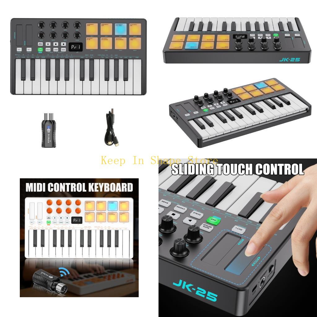 Midi Controller Pad - U1JC Professional 25 Portable MIDI Controller