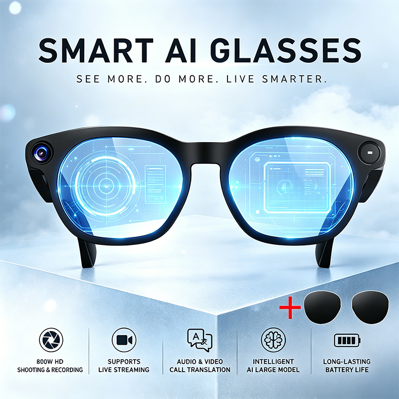 Audio Music Online - Fashionable Smart Glasses Support Audio and