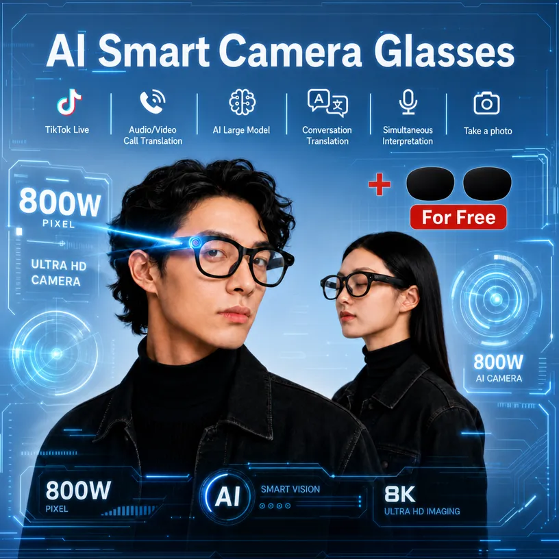 AI Smart Shooting Glasses, Sup - Audio Music Online のレビューと価格