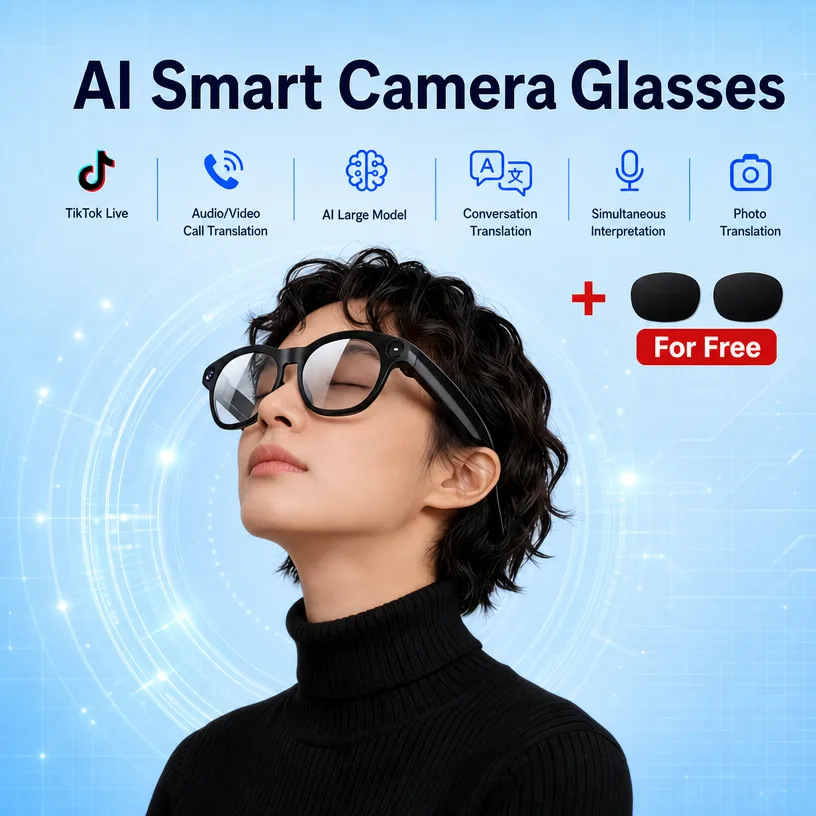 AI Smart Shooting Glasses, Sup - Audio Music Online のレビューと価格