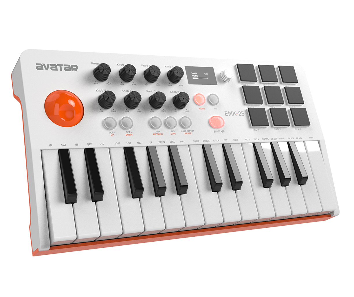 EMK-25 Wireless Midi Keyboard  - Midi Controller Pad のレビューと価格