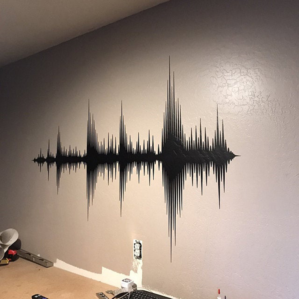 Audio Wave Wall Decal Sound Wa - Audio Music Remover のレビューと価格