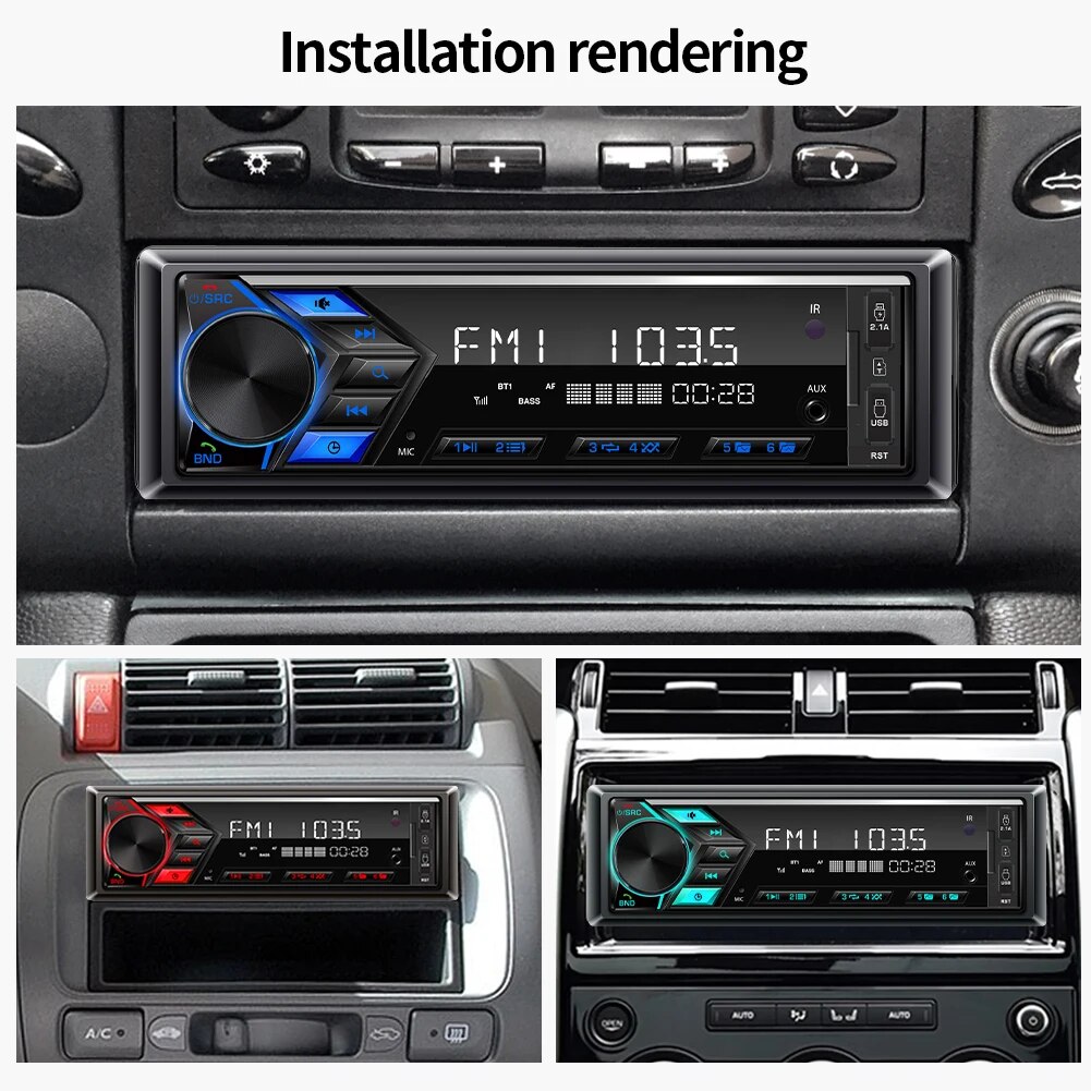 Car Radio 1din MP3 Player Digi - Audio Universal Music のレビューと価格