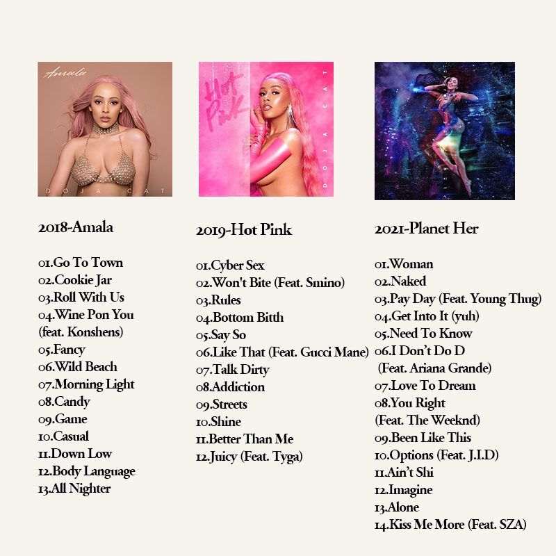 Doja Cat 6CD Music Album Colle - Audio Music For のレビューと価格