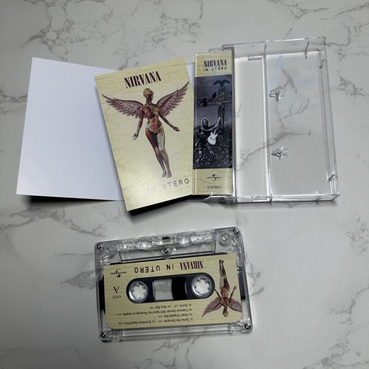 Nirvana in Utero Cassette Tape - Audio Music To Lyrics のレビューと価格