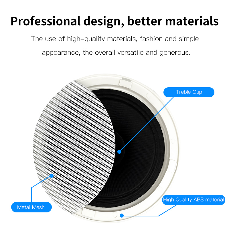 6 Inch 8ohm Ceiling Speaker Fu - Audio Music For Background のレビューと価格