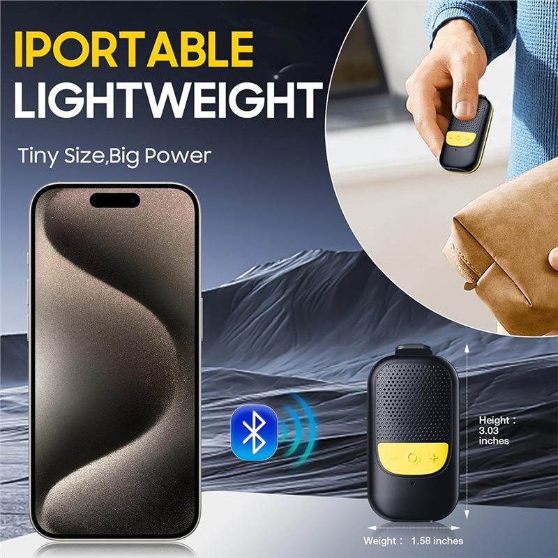 B68C Clip-On Portable Bluetoot - Audio Music Online のレビューと価格