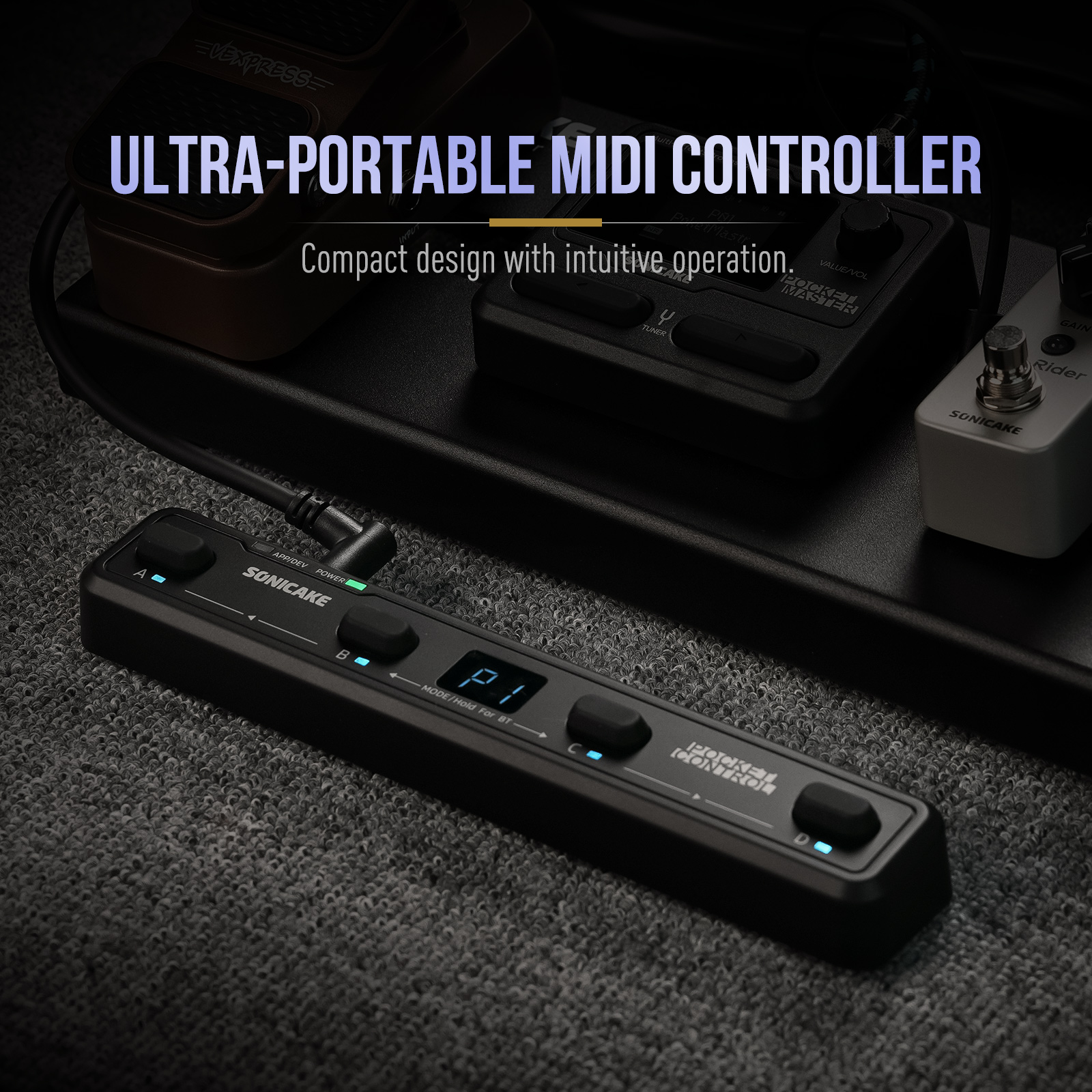 SONICAKE Local Pocket Control  - Midi Controller Pad のレビューと価格