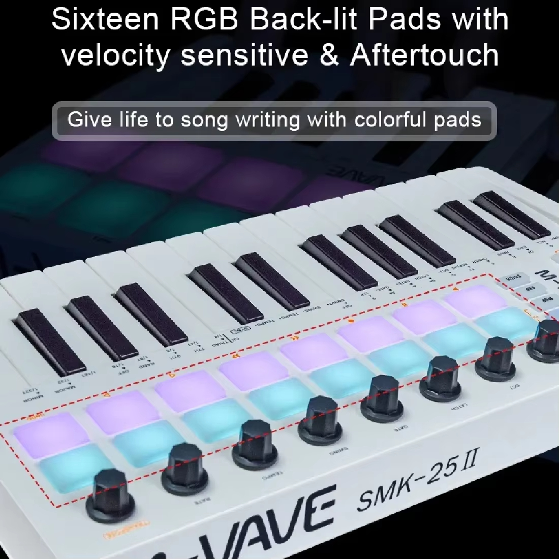 M-VAVE SMK-25 II MIDI Controll - Midi Controller Pad のレビューと価格
