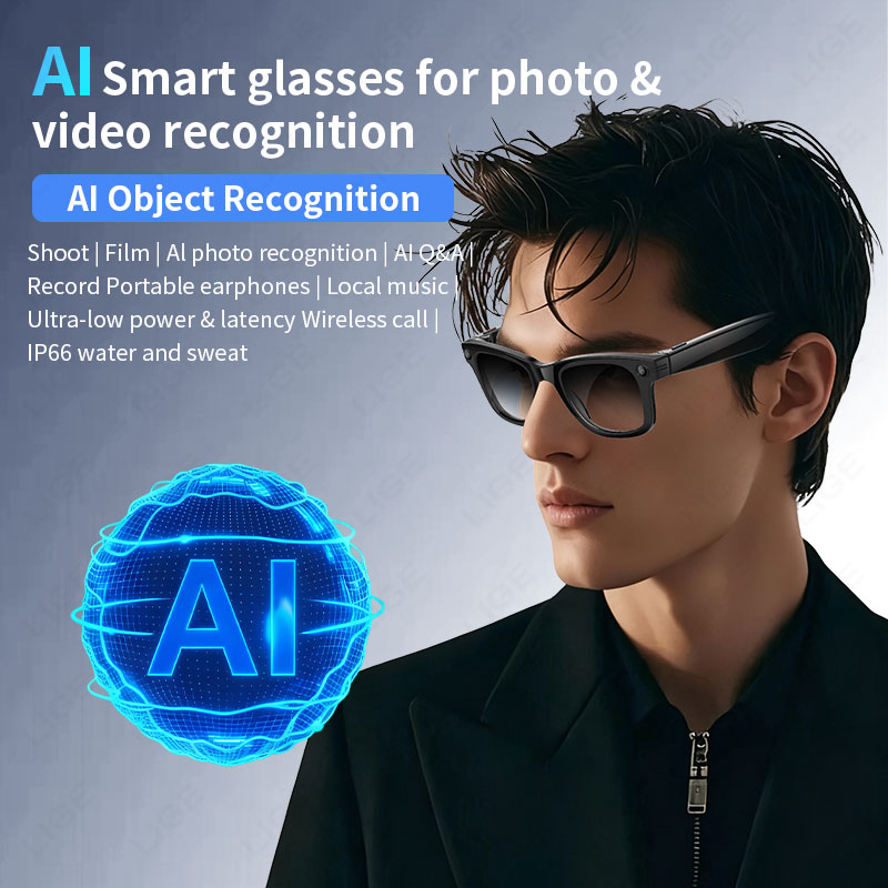 New Upgrade Smart Glasses 5MP  - Audio Music Recognition のレビューと価格