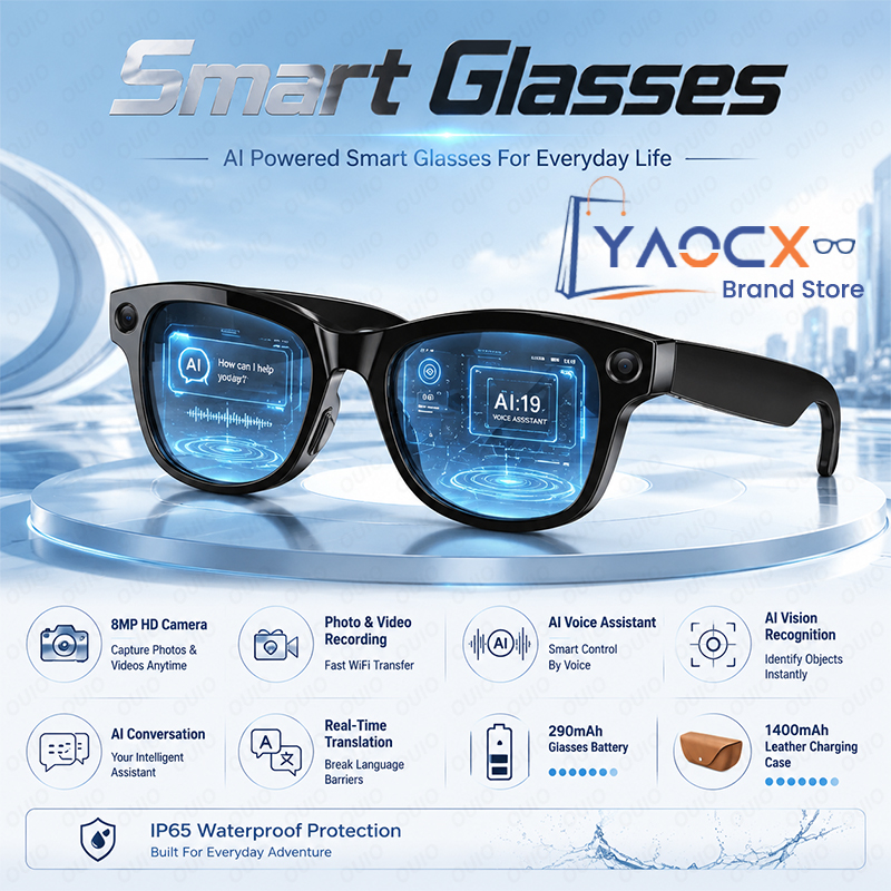 2026 AI Smart Glasses with Cam - Audio Music Recognition のレビューと価格