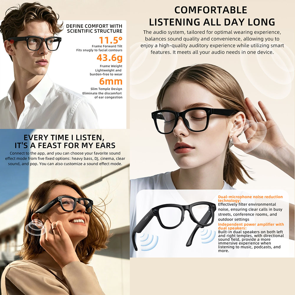 2026 AI Smart Glasses with Cam - Audio Music Recognition のレビューと価格