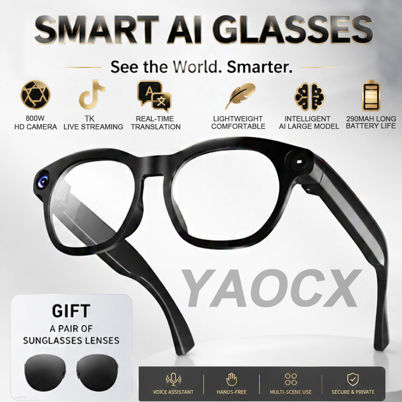 2026 Smart Glasses 800W Camera - Audio Music Online のレビューと価格