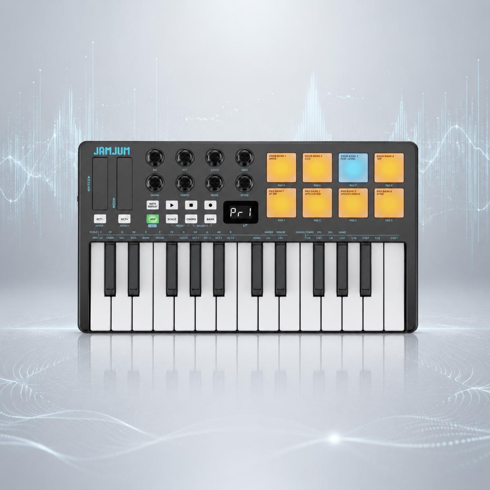 25-Key Keyboard Controller Bui - Midi Controller Pad のレビューと価格