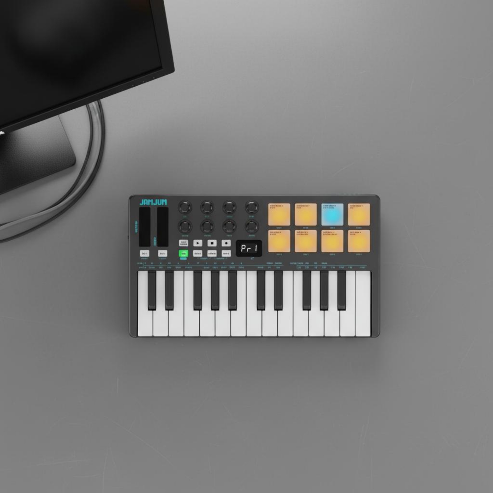 25-Key Keyboard Controller Bui - Midi Controller Pad のレビューと価格