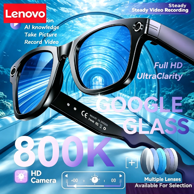 Lenovo 8K Vision AI Eyeglasses - Audio Music Bluetooth のレビューと価格