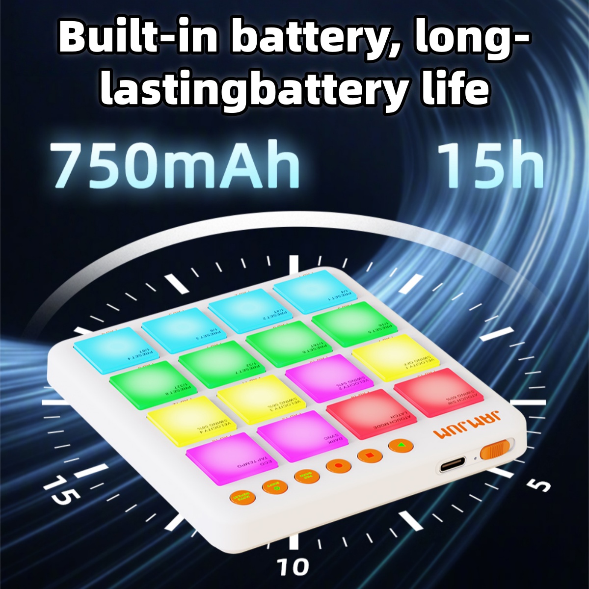 JAMJUM JP-MINI Wireless MIDI P - Midi Controller Pad のレビューと価格
