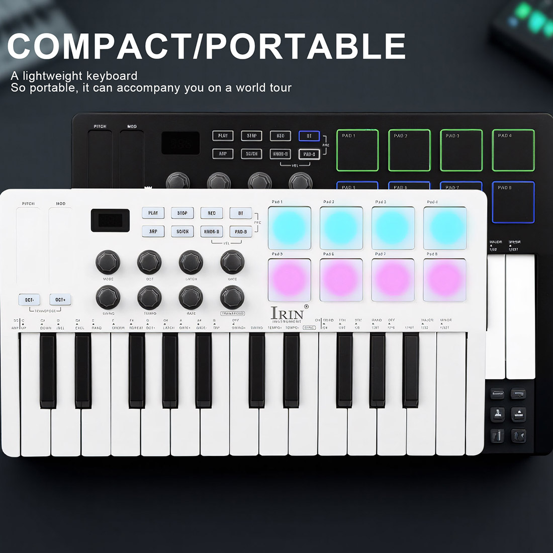 SMK-25  Portable Keyboard MIDI - Midi Controller Pad のレビューと価格