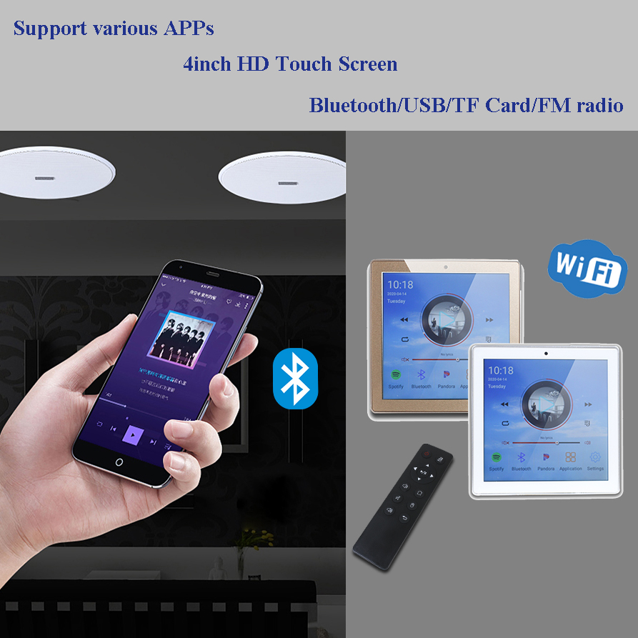 Android WiFi Bluetooth In Wall - Audio Music Online のレビューと価格