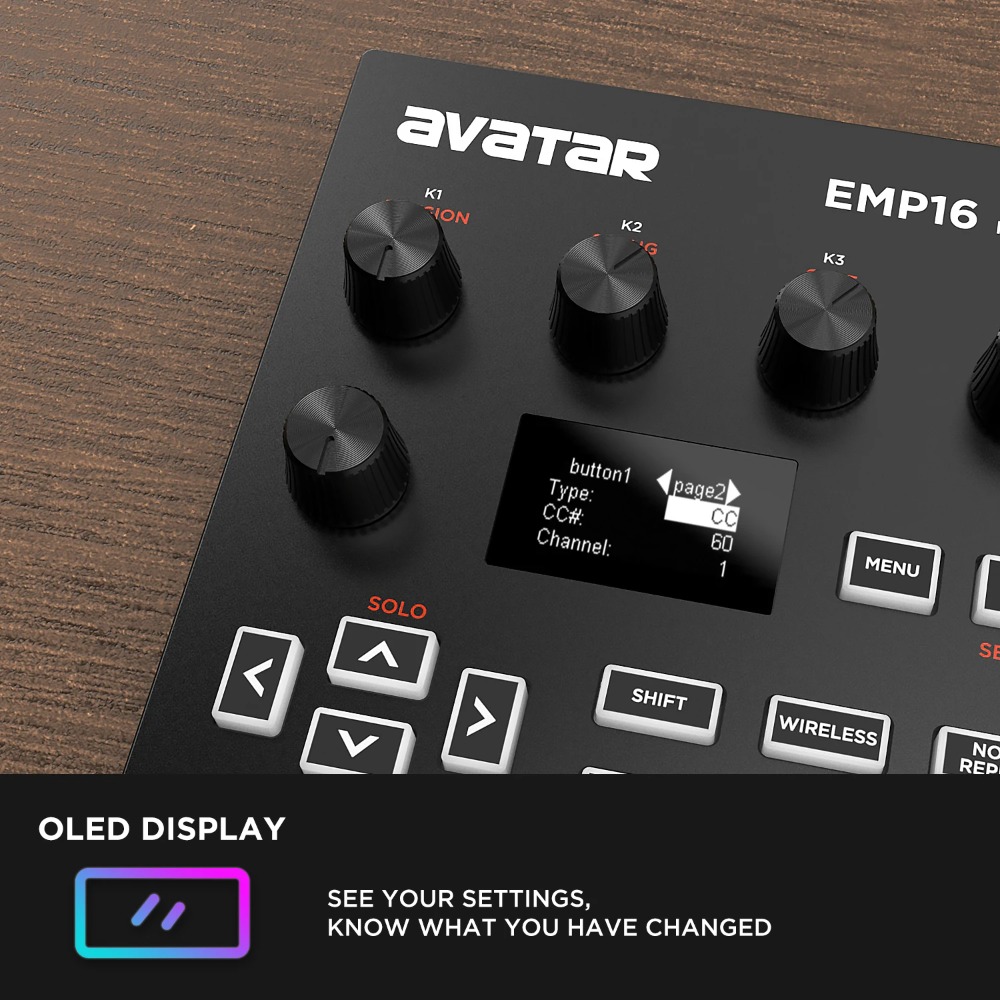 EMP16 MIDI Pad Controller Beat - Midi Controller Pad のレビューと価格