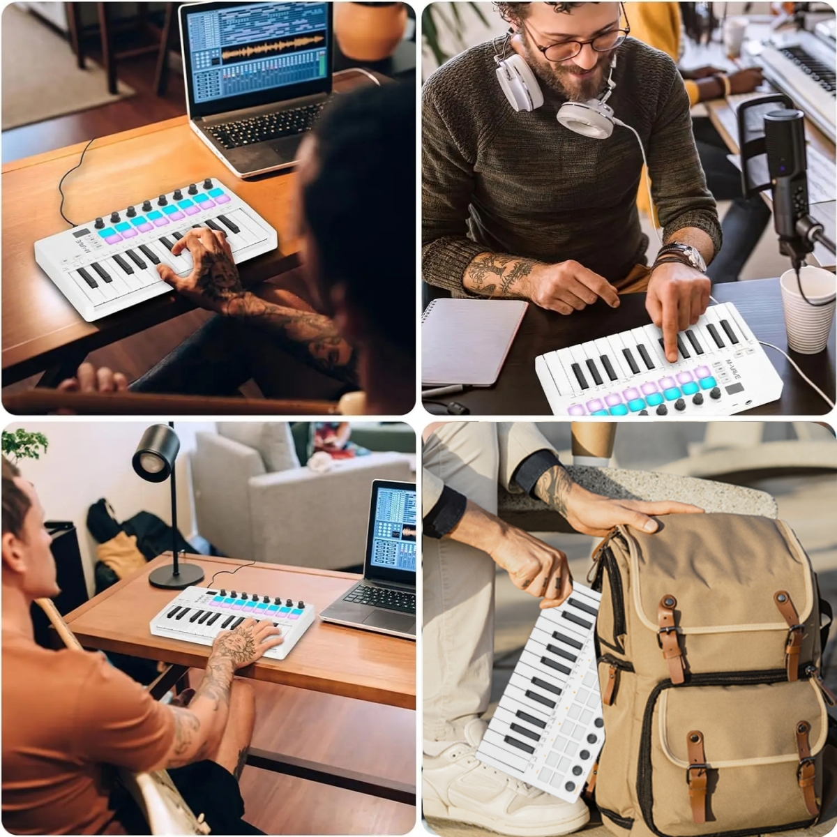M-VAVE SMK-25 II 25 Key MIDI C - Midi Controller Pad のレビューと価格