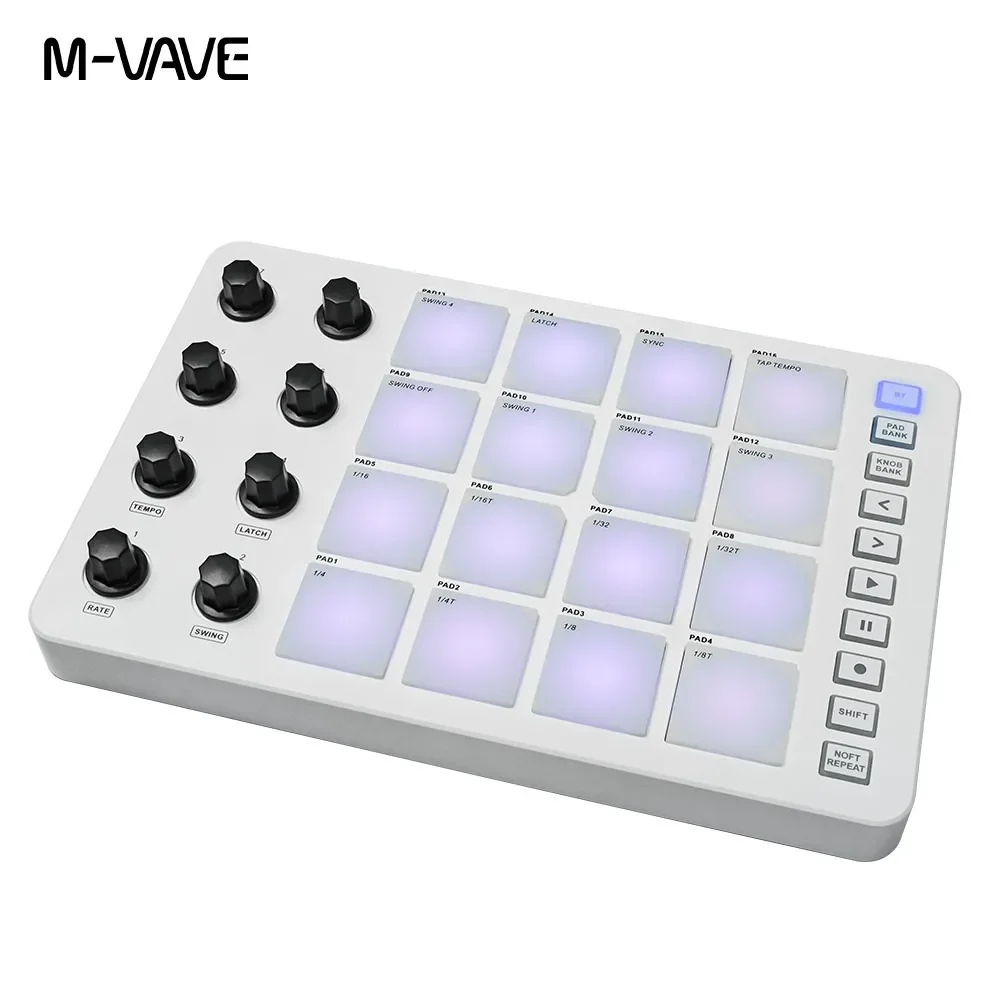 M-VAVE SMC-PAD Launch Pad USB- - Midi Controller Pad のレビューと価格