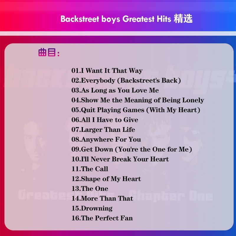 Music Audio CD Backstreet Boys - Audio Music For のレビューと価格