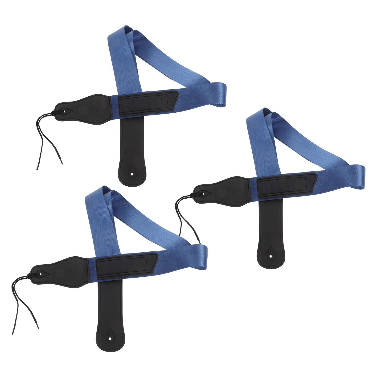 3Pcs Blue Adjustable PU Electr - Guitar Strap Padded のレビューと価格