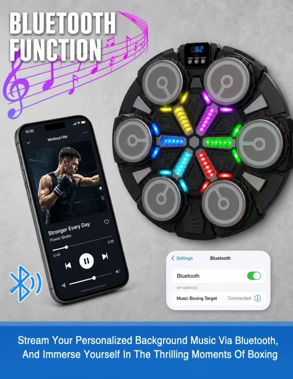 Music Boxing Machine for Kids  - Audio Music Bluetooth のレビューと価格
