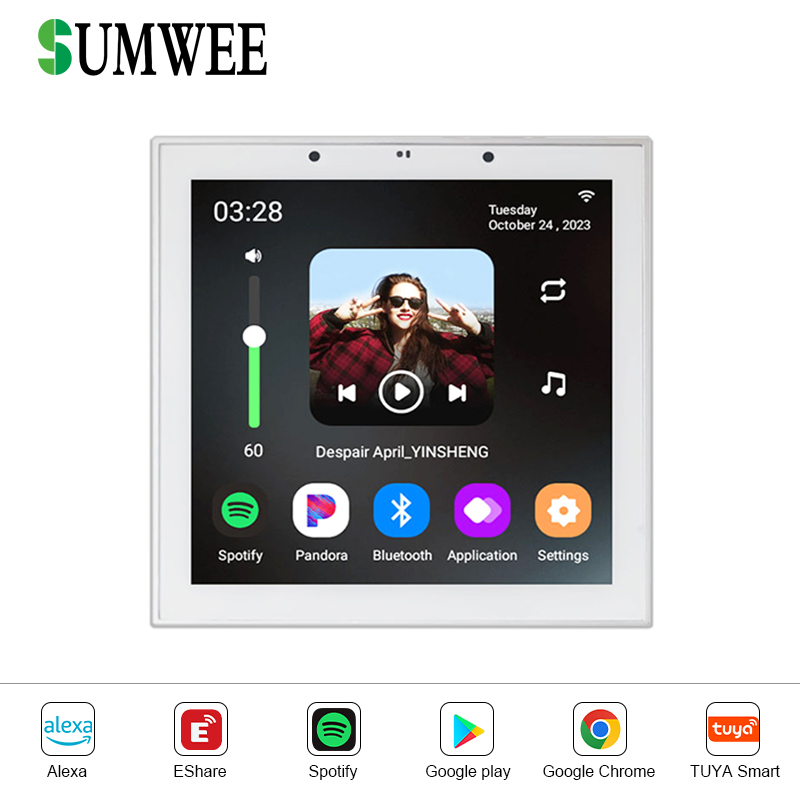 Smart Home Touch Screen 4 Inch - Audio Music For Background のレビューと価格