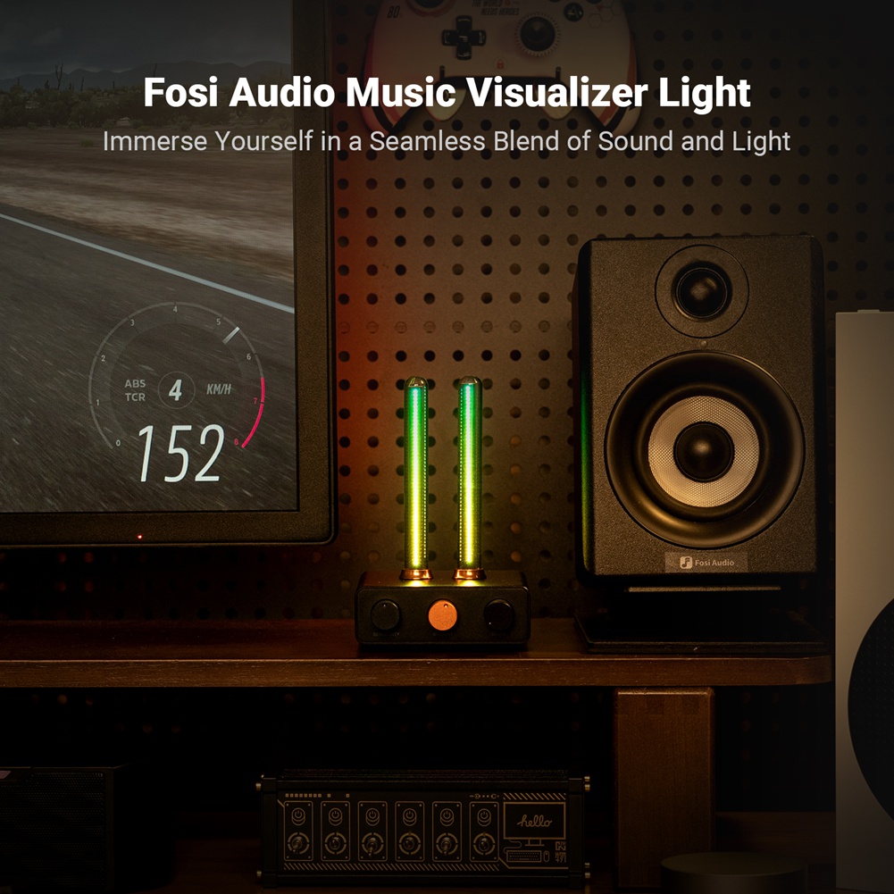 Fosi Audio RGB LED Rhythm Ambi - Audio Music Visualizer Free のレビューと価格