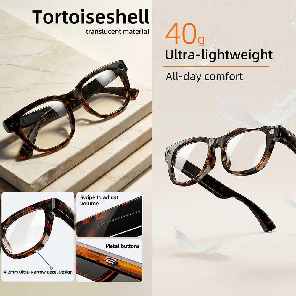 G600 Pro AI Smart Glasses 13MP - Audio Music Bluetooth のレビューと価格