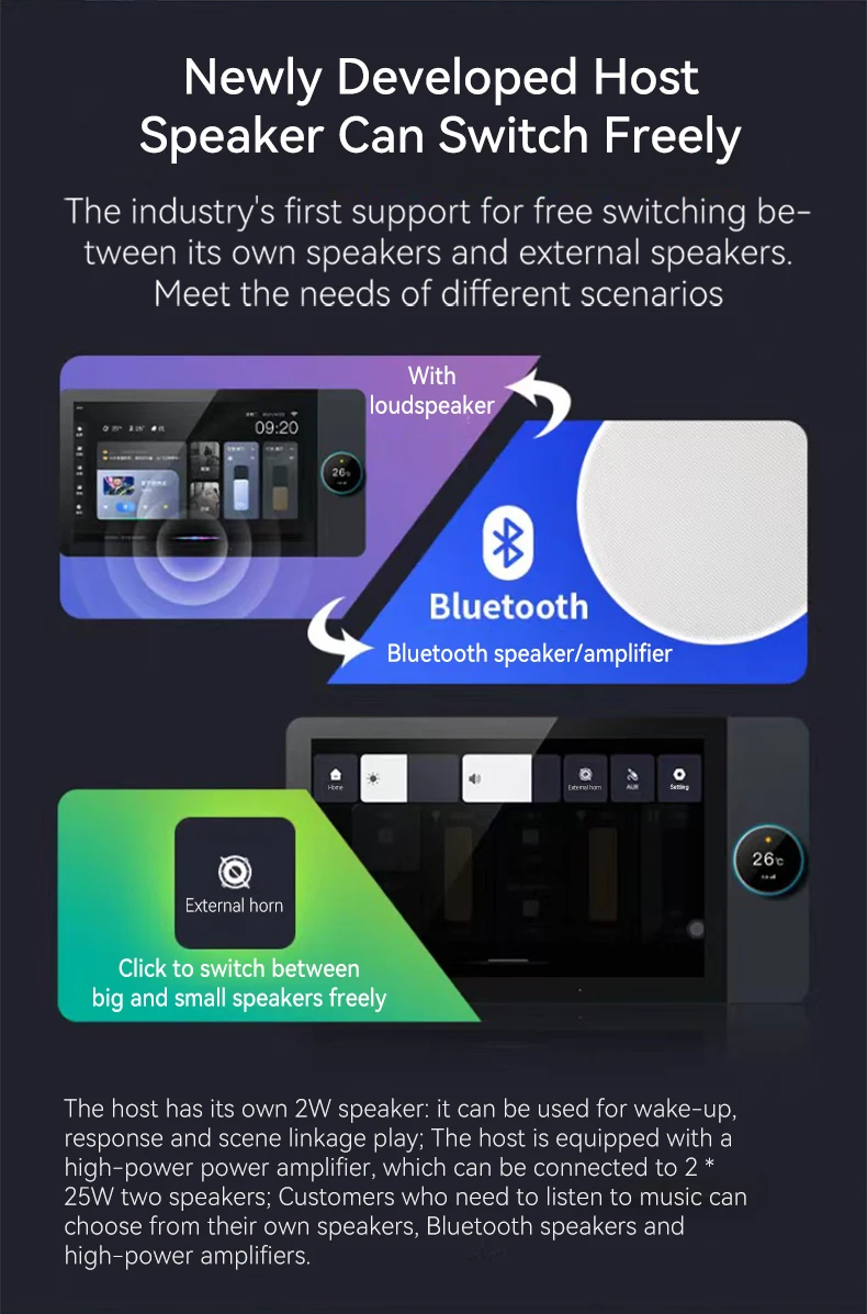 TUOAN 4-way Speakers Multi-fun - Audio Music For Background のレビューと価格
