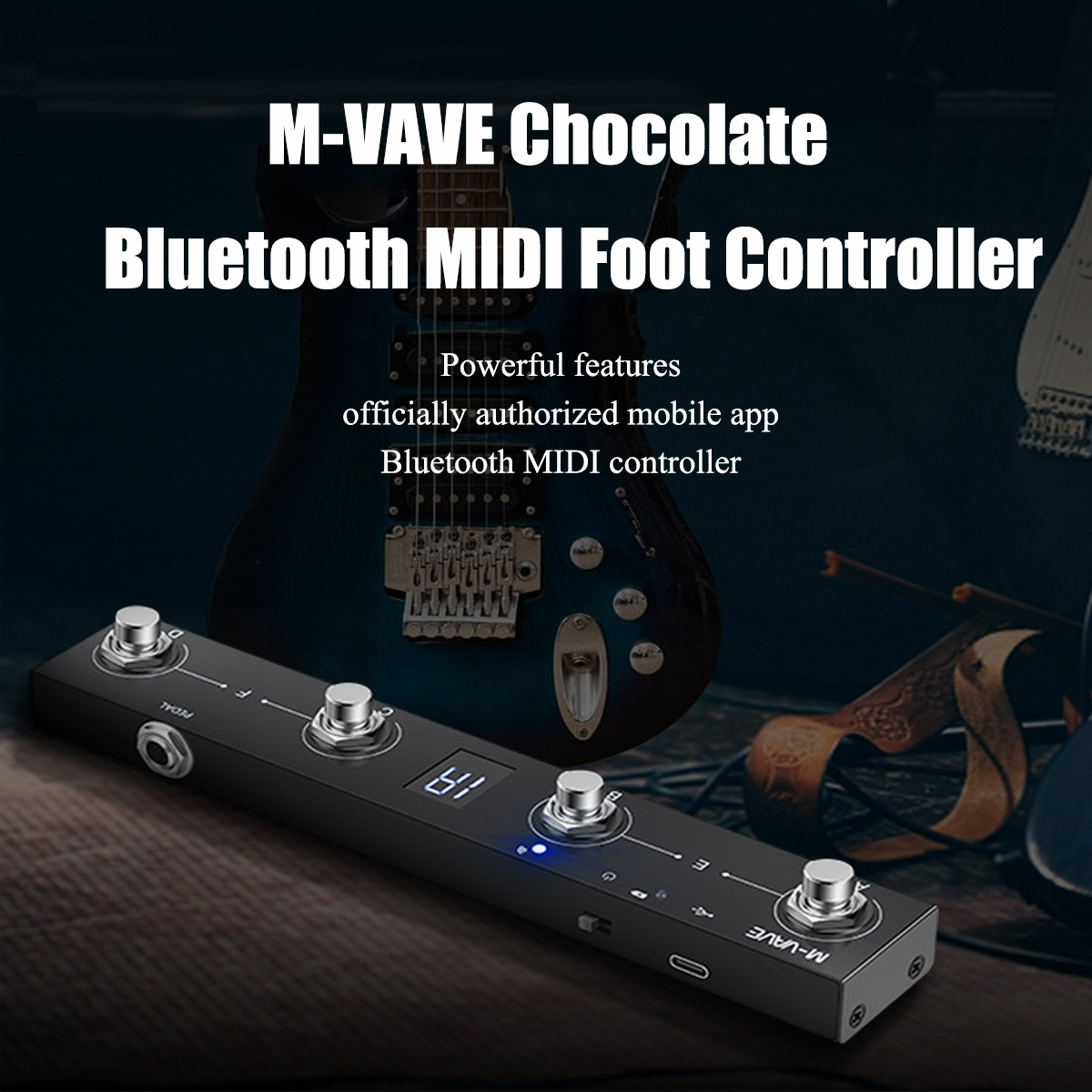M-VAVE Chocolate Bluetooth MID - Midi Controller Pad のレビューと価格