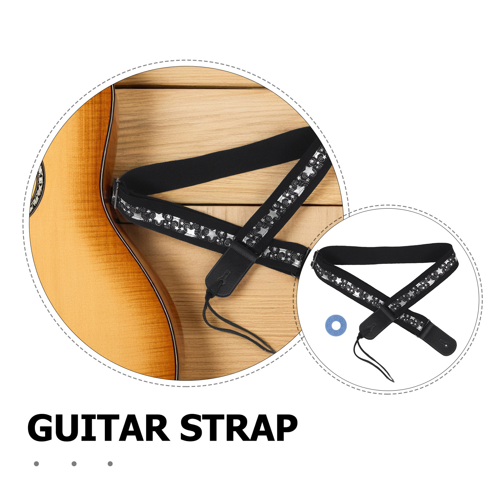 Adjustable Guitar Strap Wide P - Guitar Strap Padded のレビューと価格
