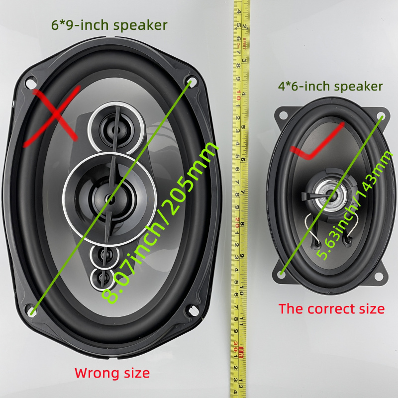 4X6inch car coaxial speaker，4* - Audio Universal Music のレビューと価格