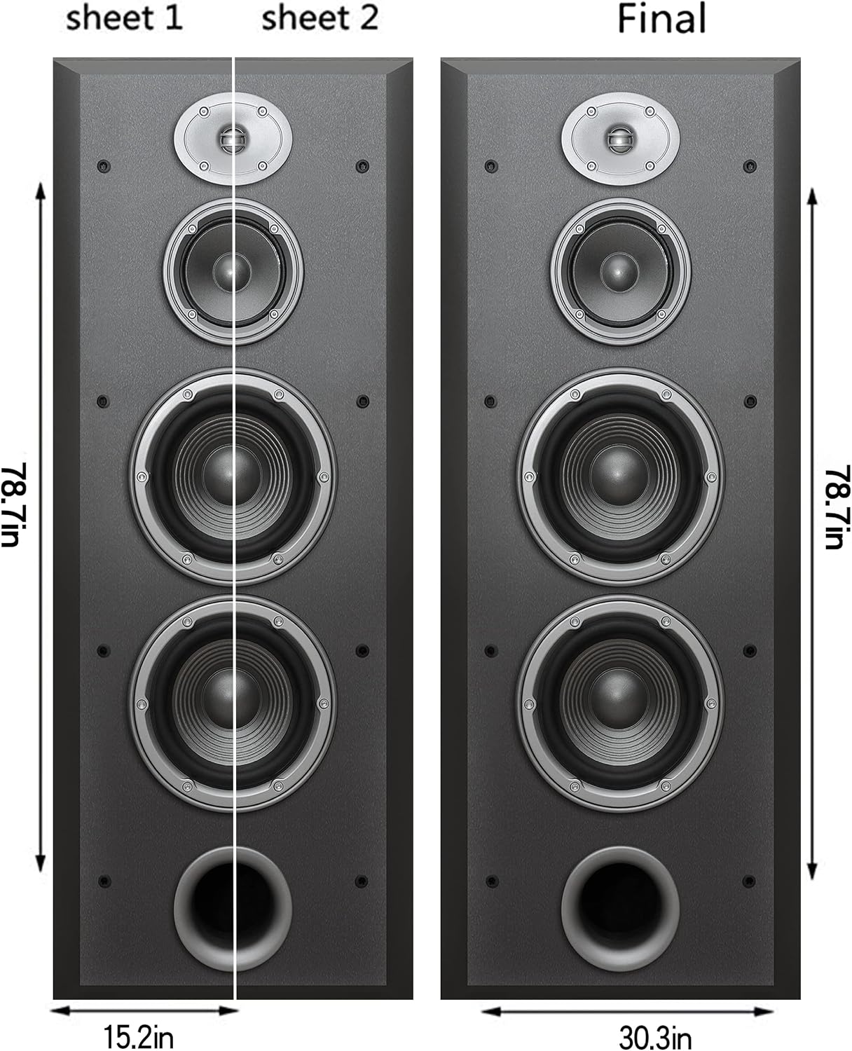 Speaker Door Sticker Music Aud - Audio Music Remover のレビューと価格