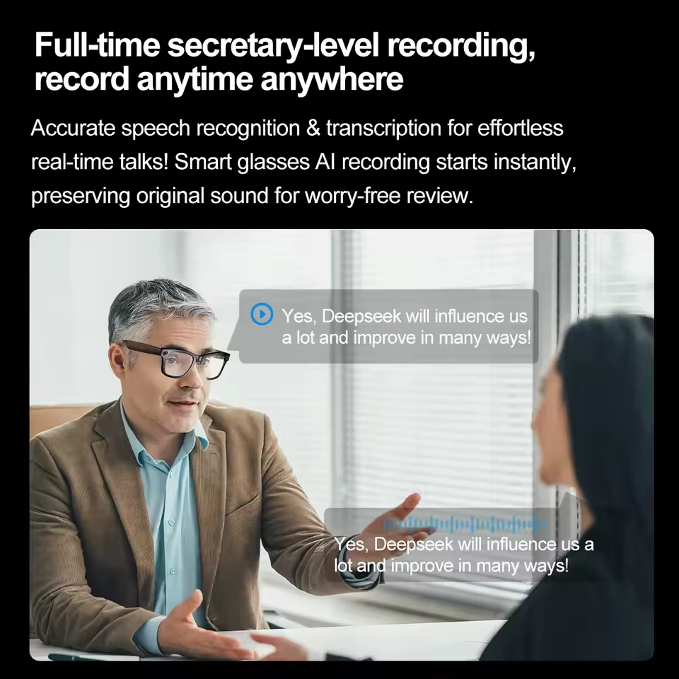 2026 New AI Smart Glasses with - Audio Music Bluetooth のレビューと価格