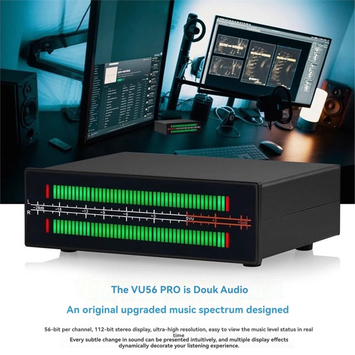 A40I VU56-PRO Dual Channel Mus - Audio Music Visualizer Free のレビューと価格