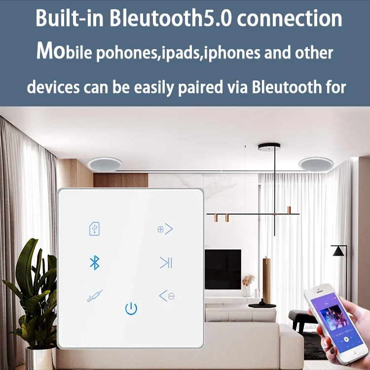 Bluetooth Wall Amplifier Home  - Audio Music For Background のレビューと価格