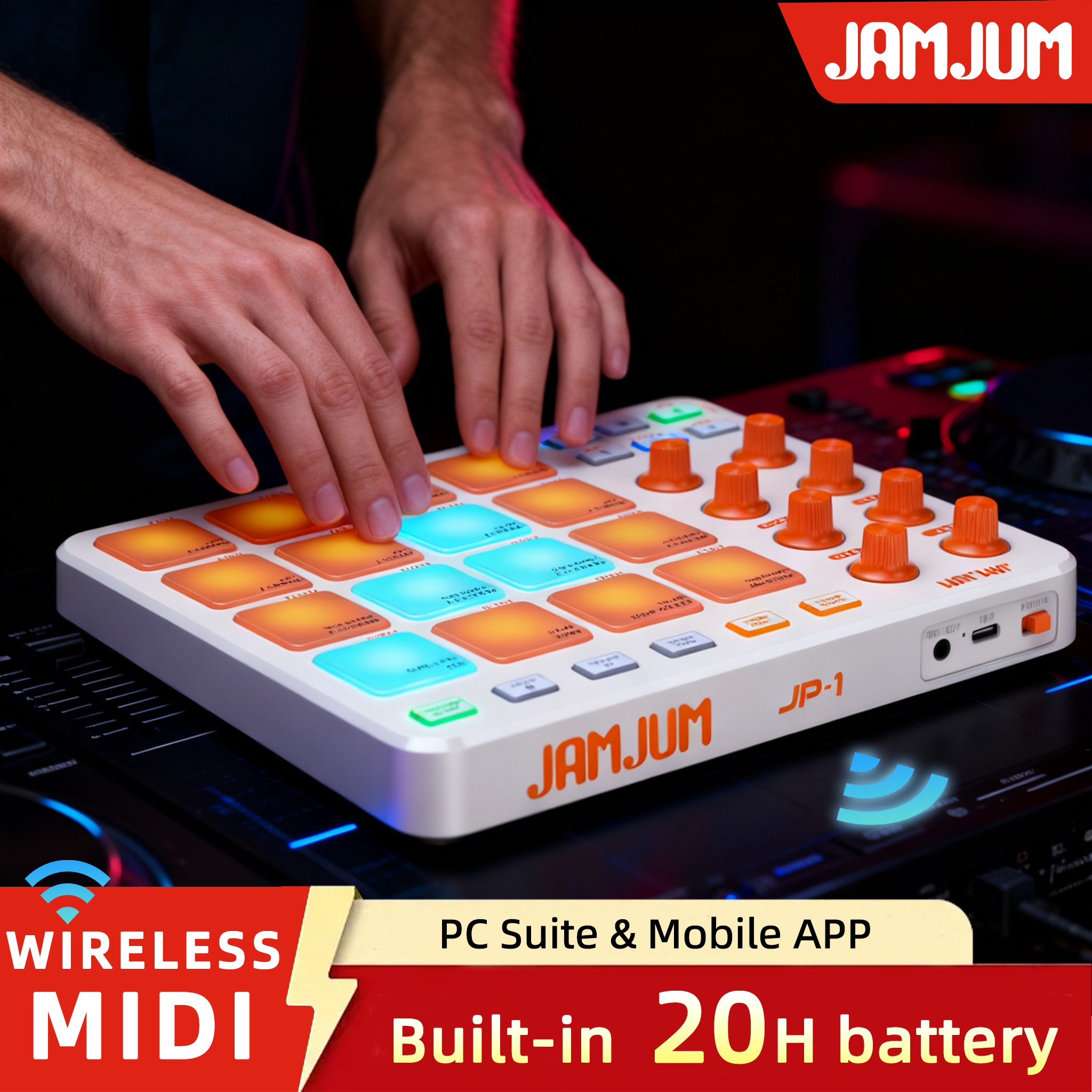 Wireless Midi Controller Pad f - Midi Controller Pad のレビューと価格