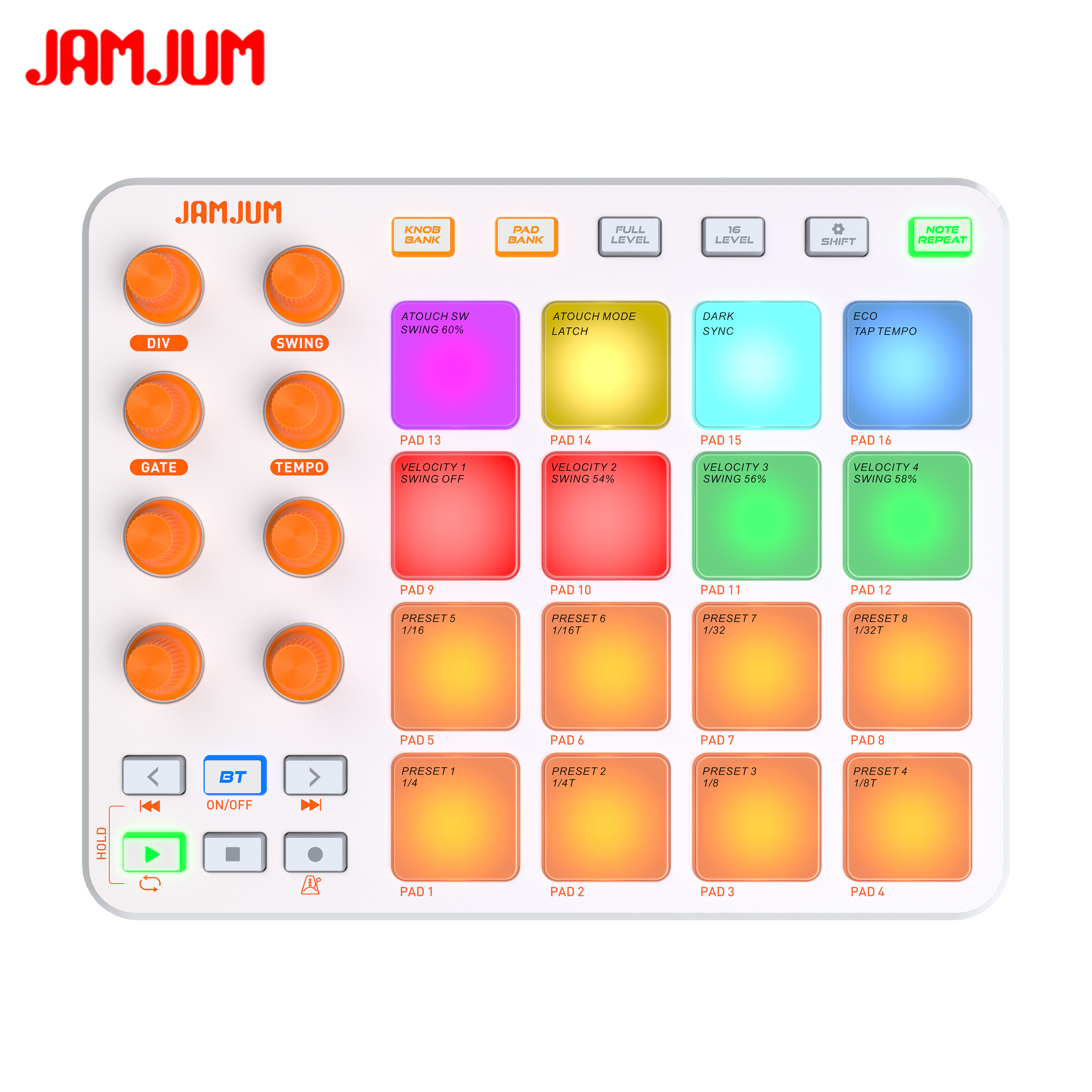 Wireless Midi Controller Pad f - Midi Controller Pad のレビューと価格