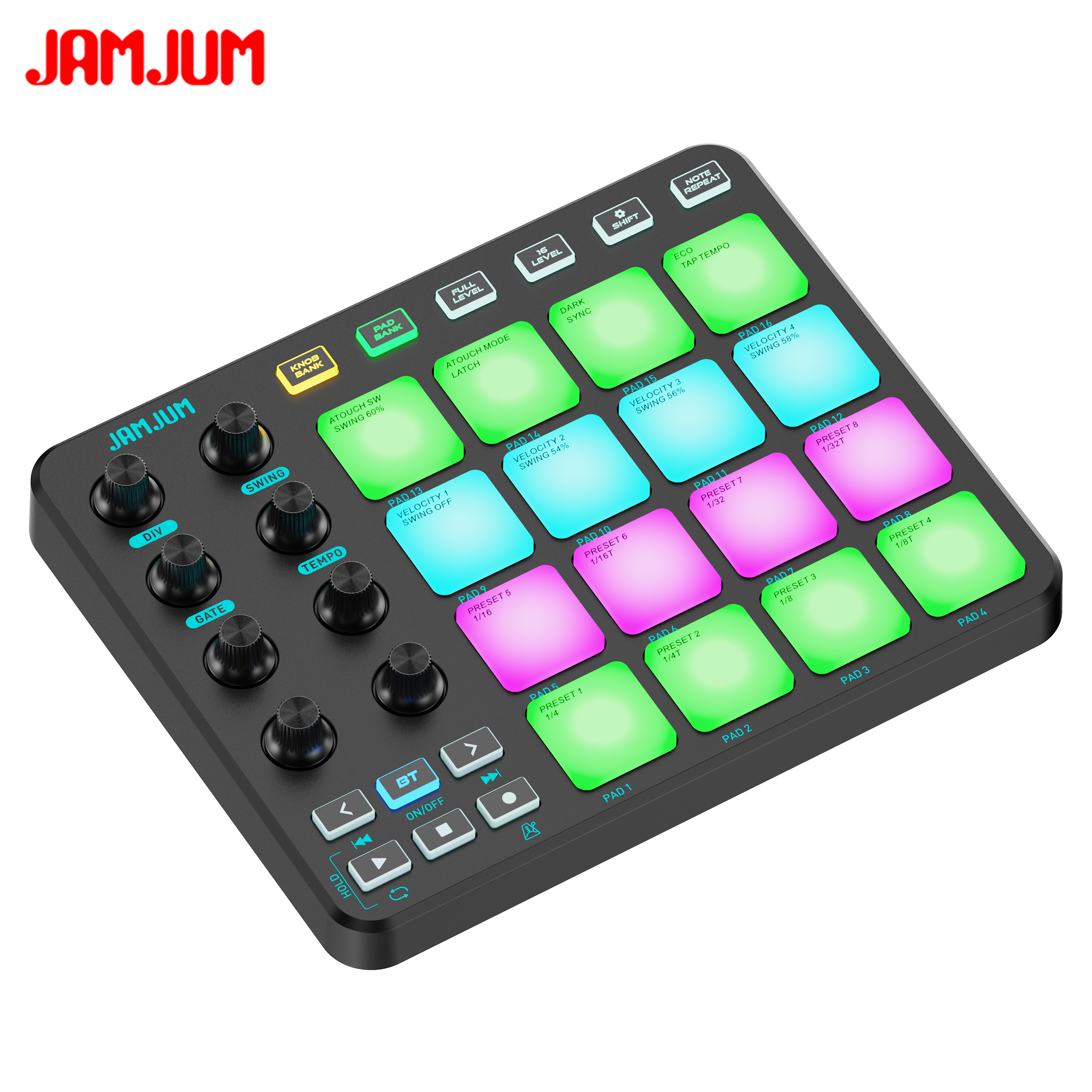 Wireless Midi Controller Pad f - Midi Controller Pad のレビューと価格