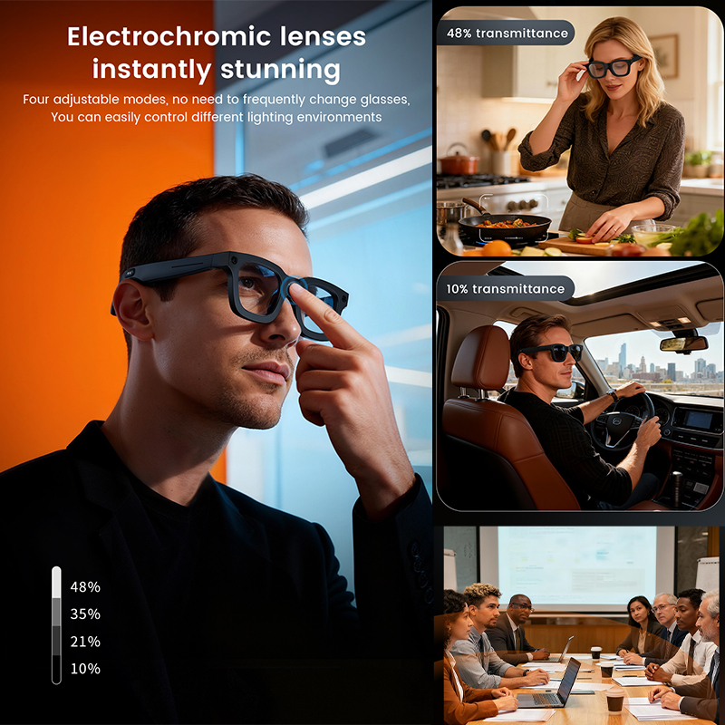 New AI Smart Glasses 800W Came - Audio Music Recognition のレビューと価格