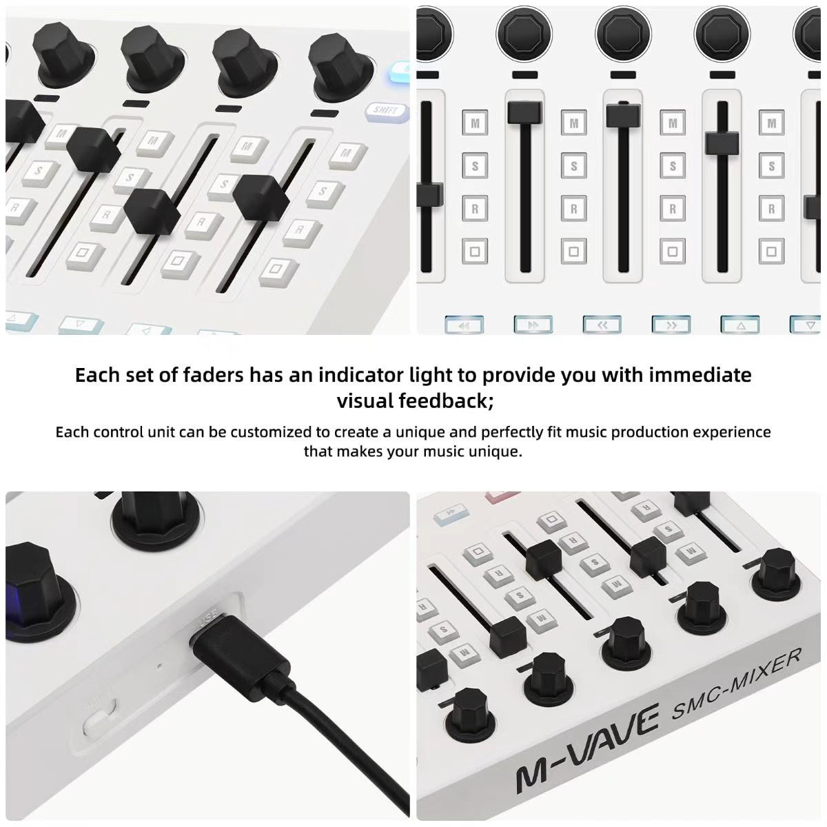 M-VAVE SMC-MIXER Wireless MIDI - Midi Controller Pad のレビューと価格