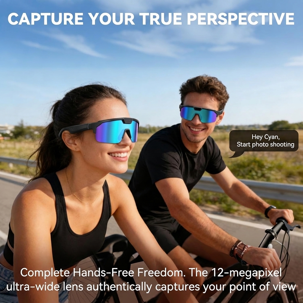 2026New AI Smart Glasses 1200P - Audio Music Bluetooth のレビューと価格