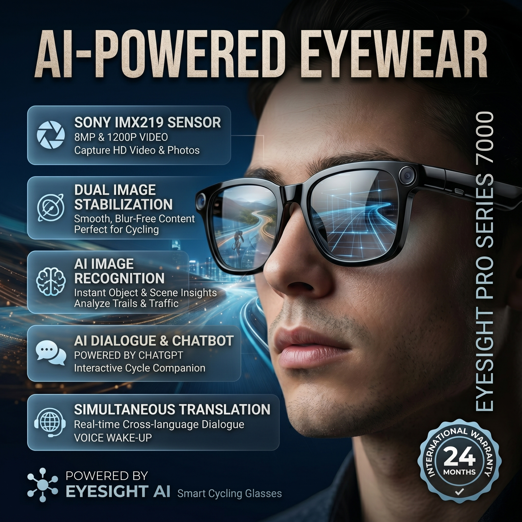 2026 New HD Smart Audio Glasse - Audio Music Arabic のレビューと価格