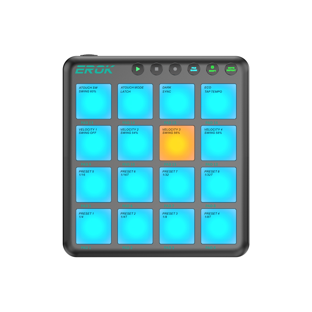 EROK PocketBeats MIDI Controll - Midi Controller Pad のレビューと価格