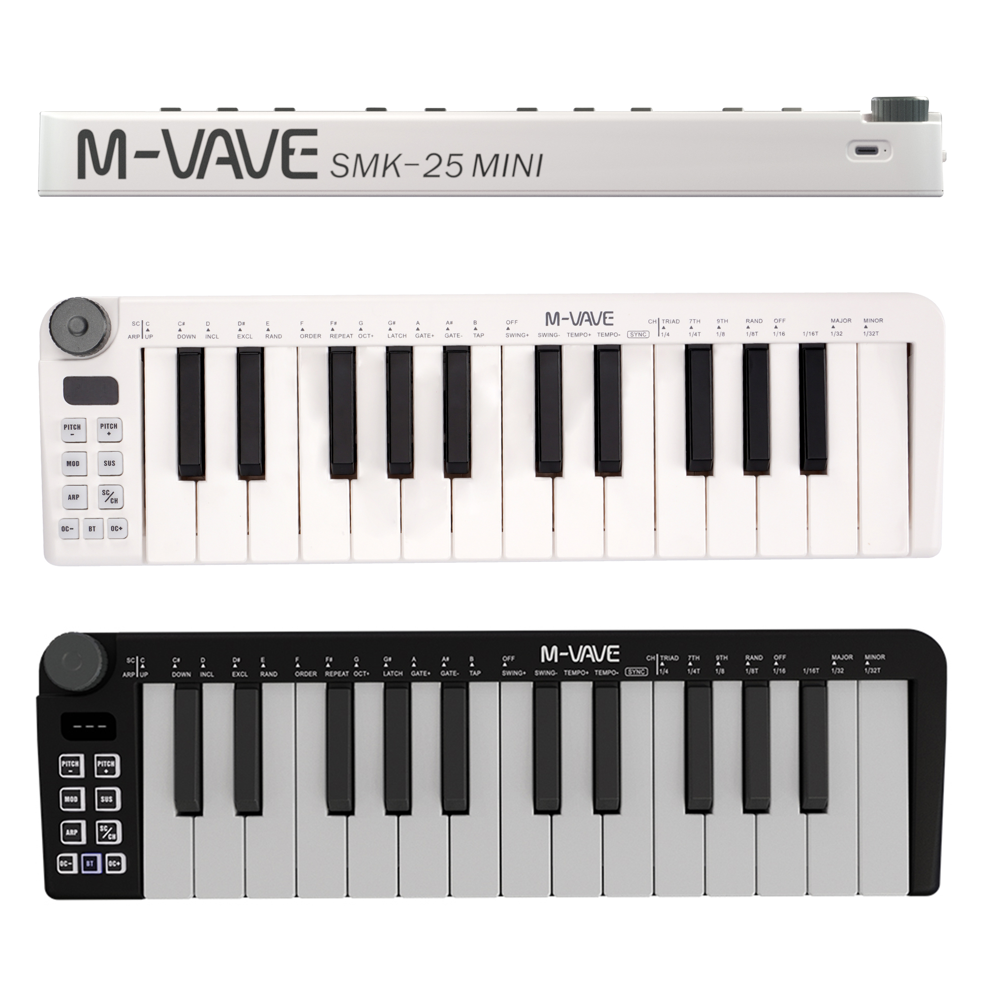 M-VAVE SMK-25 Series MIDI Pad  - Midi Controller Pad のレビューと価格
